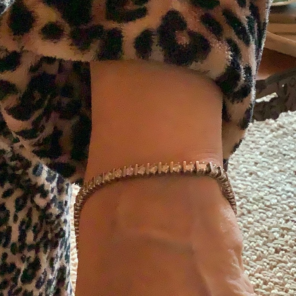 Rare cubic zirconia Silpada silver 925 tennis bracelet